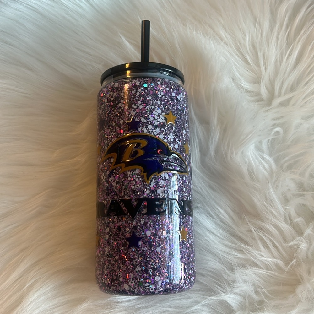 Ravens Snow Globe Cup 💜